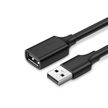 CABLU USB Ugreen prelungitor, US103 USB 2.0 (M) la USB 2.0 (T), 1.5 m, negru, 10315 (timbru verde 0.18 lei) - 6957303813155 