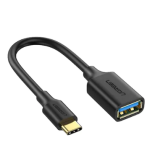 CABLU ADAPTOR Ugreen OTG, US154, USB Type-C(T) to USB 3.0(M), 5Gbps, lungime 15cm, PVC, negru 30701 (timbru verde 0.08 lei) - 6957303837014 