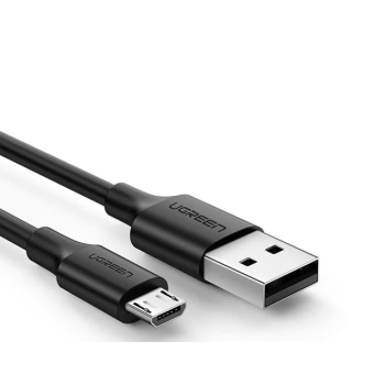 CABLU alimentare si date Ugreen, US289, Fast Charging Data Cable pt. smartphone, USB la Micro-USB, nickel plating, PVC, 0.5m, negru 60135 (timbru verde 0.08 lei) - 6957303861354 