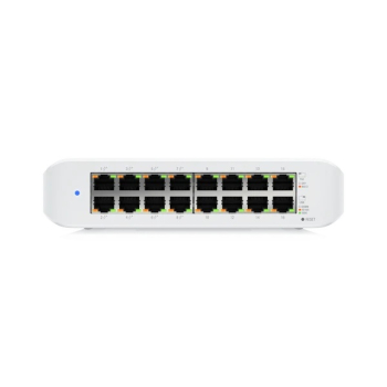 Ubiquiti Networks SWITCH. PoE Ubiquiti UniFi Desktop 16Port Gigabit Switch with PoE USW-LITE-16-POE-EU (timbru verde 2 lei) 