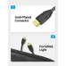 Cablu video Vention, HDMI(T) -miniHDMI(M), 1m, rezolutie maxima 4K la 30Hz, conectori auriti, cupru, dublu sens,invelis PVC, negru, VAA-D02-B100 (timbru verde 0.18lei) - 6922794721036 