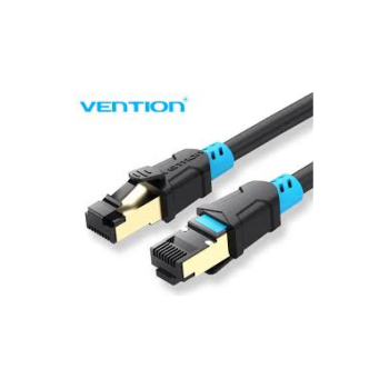 Patch cord SFTP Vention, Cat. 6, RJ-45 (T) la RJ-45 (T), 2m, , ecranat, 27AWG, cupru, negru, 