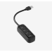 HUB USB Vention, porturi: 4 x USB 2.0, conectare prin USB 2.0 (T), rata transfer 480 Mbps, ABS, cablu 0.5m, negru, VAS-J43-B050 (timbru verde 0.18 lei) - 6922794720114