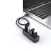HUB USB Vention, porturi: 4 x USB 2.0, conectare prin USB 2.0 (T), rata transfer 480 Mbps, ABS, cablu 0.5m, negru, VAS-J43-B050 (timbru verde 0.18 lei) - 6922794720114