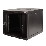 CABINET 19 LOGILINK  9U 540x550mm, fixare pe perete, Flatpack (dezasamblat), usa sticla cu blocare, otel 1.5mm, sarcina maxima 50Kg, W09A54B 