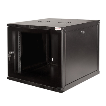CABINET 19 LOGILINK  9U 540x550mm, fixare pe perete, Flatpack (dezasamblat), usa sticla cu blocare, otel 1.5mm, sarcina maxima 50Kg, W09A54B 