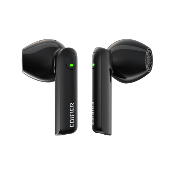 CASTI Edifier, wireless, intraauriculare - butoni, pt smartphone, microfon pe casca, conectare prin Bluetooth 5.4, IP54, USB-C, negru, 