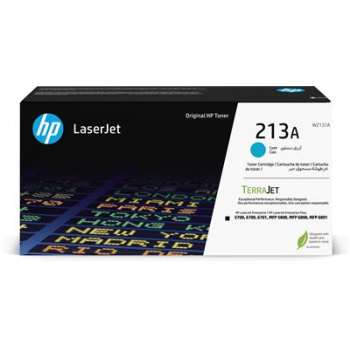 HP 213A CYN ORIGINAL LASERJET/TONER CRTG W2131A