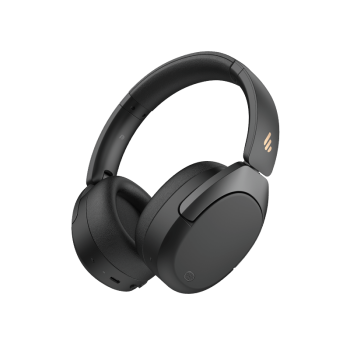 CASTI Edifier, wireless, cu fir, standard, utilizare multimedia, smartphone, microfon pe casca, conectare prin Bluetooth 5.4, USB-C, ANC, black, 