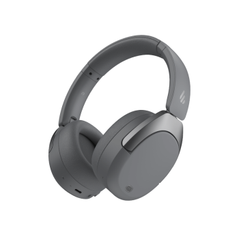 CASTI Edifier, wireless, cu fir, standard, utilizare multimedia, smartphone, microfon pe casca, conectare prin Bluetooth 5.4, USB-C, ANC, grey, 