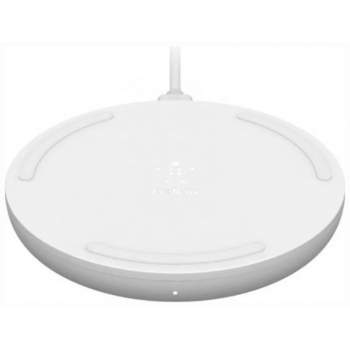 Belkin 10W WIRELESS CHARGING PAD/MICROUSBCABLE W/POWER SUPP WHITE WIA001VFWH