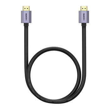 CABLU video Baseus High Definition Graphene, HDMI (T) la HDMI (T), versiunea 2.0, rezolutie maxima 4K UHD (3840 x 2160) la 60 Hz, conectori auriti, 1m, negru WKGQ020001 (timbru verde 0.18 lei) - 693 