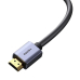 CABLU video Baseus High Definition Graphene, HDMI (T) la HDMI (T), versiunea 2.0, rezolutie maxima 4K UHD (3840 x 2160) la 60 Hz, conectori auriti, 1m, negru WKGQ020001 (timbru verde 0.18 lei) - 693 