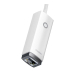 ADAPTOR RETEA Baseus Lite, USB 2.0 to RJ-45 Gigabit LAN Adapter, LED, alb WKQX000102 (timbru verde 0.18 lei) - 6932172606060 