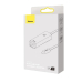 ADAPTOR RETEA Baseus Lite, USB Type-C to RJ-45 Gigabit LAN, LED, negru WKQX000301 (timbru verde 0.18 lei) - 6932172606114 