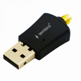 ADAPTOR RETEA GEMBIRD , extern, USB 2.0, suporta pana la 802.11n 300 Mbps, antena detasabila, WNP-UA300P-02 (timbru verde 0.18 lei) 