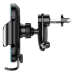 SUPORT AUTO si INCARCATOR wireless Baseus Light Electric pt. SmartPhone 2 in 1, fixare ventuza sau grila ventilatie, incarcare wireless Qi 15W, banda led, cablu Type-C la USB inclus, negru WXHW03-01 