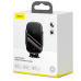 SUPORT AUTO si INCARCATOR wireless Baseus Light Electric pt. SmartPhone 2 in 1, fixare ventuza sau grila ventilatie, incarcare wireless Qi 15W, banda led, cablu Type-C la USB inclus, negru WXHW03-01 