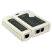 TESTER CABLU RETEA LOGILINK, pt. cablu UTP, FTP, conector RJ45, RJ11, RJ12, WZ0010 (timbru verde 0.8 lei) 