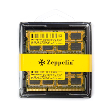SODIMM Zeppelin, DDR3/1600 16GB (kit 2 x 8GB) retail ZE-SD3-16G1600-KIT 