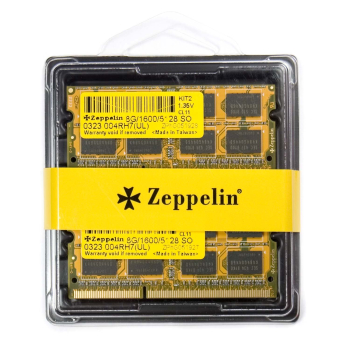 SODIMM Zeppelin, DDR3/1600 16GB (kit 2 x 8GB), low voltage, retail ZE-SD3-16G1600V1.35-KIT 