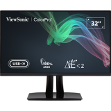 MONITOR LCD 32 IPS 4K/BLACK VP3256-4K VIEWSONIC VP3256-4K (timbru verde 7 lei)  
