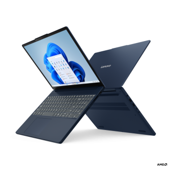 Laptop Lenovo 15.3'' IdeaPad Slim 3 15ARP10, WUXGA IPS, Procesor AMD Ryzen 7 7735HS (16M Cache, up to 4.75 GHz), 16GB DDR5, 512GB SSD, AMD Radeon 680M, No OS, Cosmic Blue 83K7007ERM