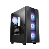 CARCASA Chieftec HUNTER 2, Middle Tower, ATX fara sursa, sticla securizata, 4xfan ARGB, USB 3.2 gen 1 x 1, USB Type-C x 1, Jack 3.5 mm, mesh pt. filtrare praf, HUB, fan controller, GS-02B-OP (t 