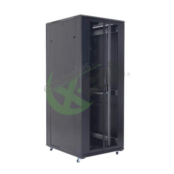 Rack Cabinet metalic de podea 19, tip rack stand alone, 32U 800x1000 mm, Eco Xcab A3 MD A38032-MD.9004