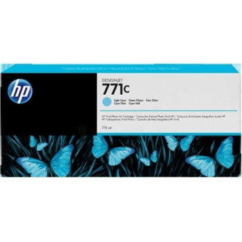 Cartus Cerneala HP Nr. 771 Light Cyan 775 ml for Designjet Z6200 42', Designjet Z6200 60' CE042A