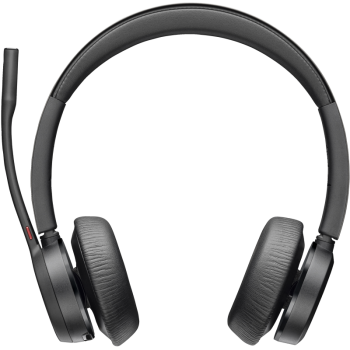 Casti HP Poly Voyager 4320-M Microsoft Teams Certified Headset +BT700 dongle +Charging Stand 77Z32AA