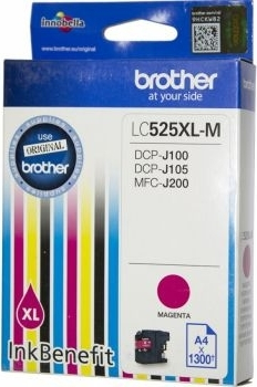 Cartus Cerneala Brother LC-525XLM - High Yield Magenta (~1300 pag) DCPJ100/DCPJ105/MFCJ200