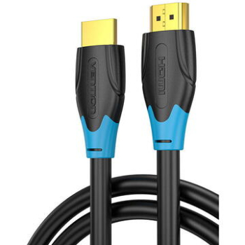 Cablu video Vention, HDMI(T) la HDMI(T), 1.5m, rezolutie maxima 4K la 60Hz, conectori auriti, cupru, invelis PVC, negru, AACBG (timbru verde 0.18lei) - 6922794732650 