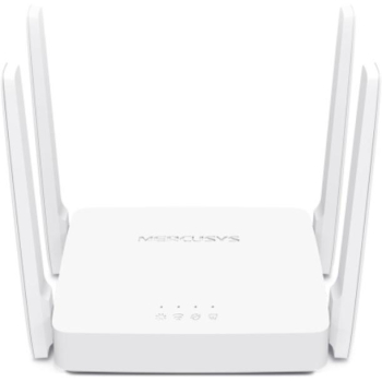 ROUTER MERCUSYS wireless 1200Mbps, 2 porturi LAN 10/100 Mbps, 1 x WAN 10/100 Mbps, 4 x antene externe, Dual Band AC1200 AC10 (timbru verde 0.8 lei) AC10-MERCUSYS