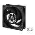 Cooler procesor VENTILATOR ARCTIC PC, P8 PWM PST (Black) - 5 Pack,ACFAN00154A 