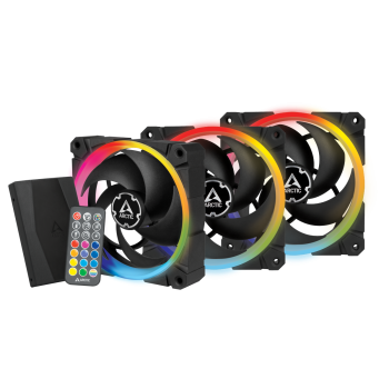 Cooler procesor VENTILATOR ARCTIC PC, BioniX P120 A-RGB Bundle, 120x120x25mm, controller w/ PWM, low noise FD bearing, high static pressure, ACFAN00156A 
