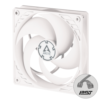 Cooler procesor VENTILATOR ARCTIC PC, P12 PWM PST , 120x120x25mm, w/ PWM & cablu PST, low noise FD bearing, high static pressure, White, ACFAN00170A 