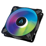 Cooler procesor VENTILATOR ARCTIC PC, P12 PWM PST A-RGB , 120x120x25mm, w/ PWM & cablu PST, low noise FD bearing, high static pressure, Black, ACFAN00231A 