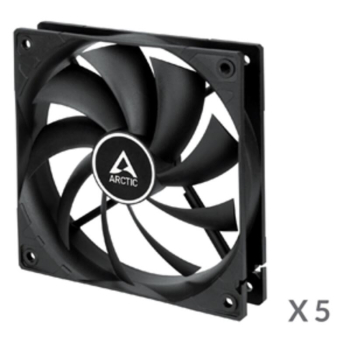 Cooler procesor VENTILATOR ARCTIC PC, F12 PWM PST (Black) - 5 Pack,ACFAN00250A 