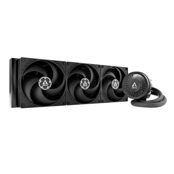 Cooler procesor COOLER Arctic Liquid Freezer III 420, racire lichid, skt. Intel LGA 1700, AMD AM5/AM4, radiator aluminiu, pompa 2800 rpm, fan 3x140mm, 1700rpm, conector 4-pin PWM, , negru, ACFRE00137A (timbru ver 