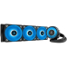 Cooler procesor COOLER Arctic Liquid Freezer III 360ARGB, racire lichid, skt. Intel LGA 1700, AMD AM5/AM4, radiator aluminiu, pompa 2800 rpm, fan 3x120mm, 2000rpm, conector 4-pin PWM, ARGB, negru, ACFRE00144A (ti 