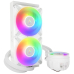 Cooler procesor COOLER Arctic Liquid Freezer III 280ARGB, racire lichid, skt. Intel LGA 1700, AMD AM5/AM4, radiator aluminiu, pompa 2800 rpm, fan 2x140mm, 1900rpm, conector 4-pin PWM, ARGB, alb, ACFRE00151A (timb 