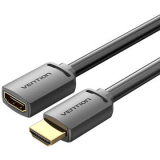 Cablu video Vention, HDMI(T) la HDMI(M), 2m, rezolutie maxima 4K la 60Hz, conectori auriti, cupru, invelis PVC, negru, AHCBH (timbru verde 0.18lei) - 6922794766877 