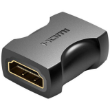 Conector video Vention, HDMI(M) la HDMI(M), rezolutie maxima 4K la 60Hz, conectori auriti, cupla, invelis PVC, negru, AIRB0 (timbru verde 0.03lei) - 6922794747951 