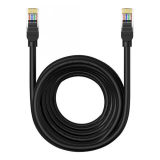 PATCH CORD UTP Baseus Cat5, fire din cupru, round cable, viteza maxima 1 Gbps, PVC, 10m, negru B00133206111-07 (timbru verde 0.08 lei) - 6932172637057 