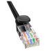 PATCH CORD UTP Baseus Cat5, fire din cupru, round cable, viteza maxima 1 Gbps, PVC, 10m, negru B00133206111-07 (timbru verde 0.08 lei) - 6932172637057 