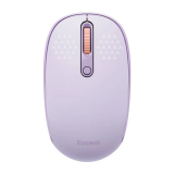 MOUSE Baseus PC sau NB wireless, 2.4GHz si Bluetooth, optic, 800/ 1200/1600 dpi,butoane/scroll 3/1, mov,B01055503513-00 (timbru verde 0.18 lei) - 6932172632861 
