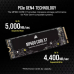 Corsair CR SSD MP600 CORE XT 2TB M.2 NVMe PCIe 4 CSSD-F2000GBMP600CXT 