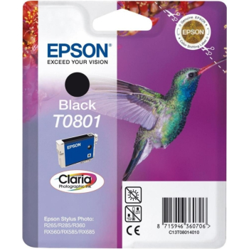 Cartus Cerneala Epson T0802 Cyan Claria for Stylus Photo for P50, R265, R285 /360,RX560 RX585, PX700W,PX800FW, PX810, PX710 C13T08024011