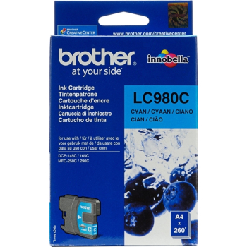 Cartus Brother LC-980C INK CARTRIDGE CYAN/F/ DCP-145 -165C LC980C